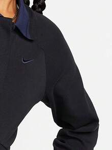 Nike Genuine 2024 New Women's Sports Casual Collared Short Sweatshirt FN1881-010 - FN1881-010 - View 3