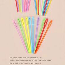 30-Piece Sweater Needle And Stitch Marker Set, Including 10 9cm Sweater Needles, 10 7cm Sweater Needles, And 10 Stitch Markers Random Color - A - View 5