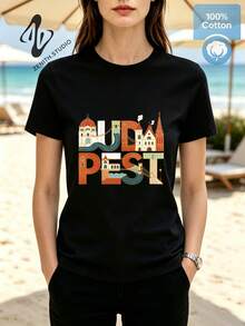 Women T-Shirts - 黑色 - 查看 1