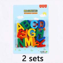 26pcs Magnetic Letter Spelling Toy Set - Ideal For Early Language Learning, Spelling And Teaching: Great For School Education And Home Learning Materials, Halloween, Christmas Gifts, Alphabet Fridge Magnets - Multicolor - View 10