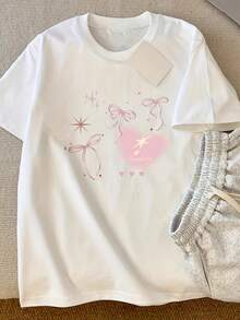 Women T-Shirts - 白色 - 查看 3