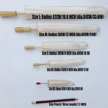1. White Paper Umbrella DIY Wedding Decoration Painting And Photography Prop - Multicolor - View 8