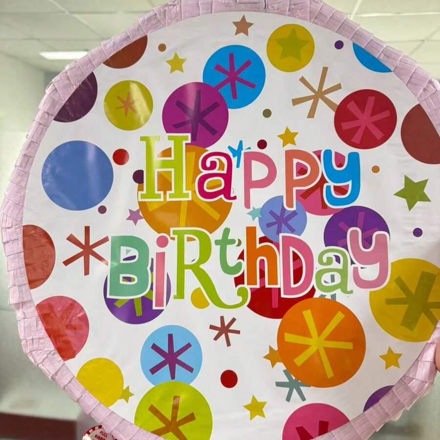 1件裝皮納塔玩具,慶祝生日派對用,可裝入糖果、紙屑及其他小禮物 - A - 查看 1
