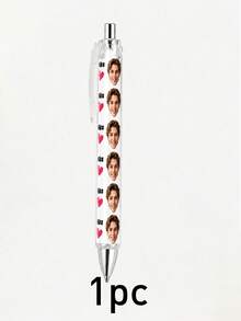 Custom Photo Ballpoint Pen, Personalized Name Writing Pen, Cute Heart Stationery Gift, Custom Portrait Pen, Customizable Name Office Supplies, Diary Pen, Birthday Gift, Graduation Gift, Teacher Appreciation Gift, Daily Writing - Style a - View 8