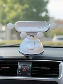 1pc Cute Dashboard Suction Cup Phone Holder, Printed With "Hi, I'm Baby" Text, Gravity Auto-Clamping, Foldable, Anti-Vibration, Stable Universal Navigation Accessory, Designed For Female Drivers - Upgraded Version - View 11
