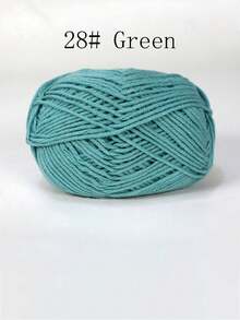 4-Ply Milk Cotton Yarn For Crocheted Blanket, Clothes, Handbag, Slippers, Various Color Combinations, 50g Per Piece, Autumn And Winter Crocheted Scarves, Hats, Sweaters, Etc. DIY Gifts, Suitable For Beginners - Multicolor - View 78