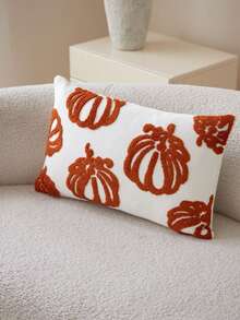 LCUHPCL 1pc Autumn Thanksgiving 3D Pumpkin Embroidery Pillow Case, Atmospheric Decor For Living Room, Bedroom, Party, Dining Room And More - Multicolor - View 11