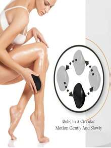 1pc Painless Hair Removal Device, Multi-Function Epilator, Easy To Clean Reusable Body Grooming Tool, Body Exfoliator, Portable Foot Brush, Beauty Tool, Wax Hair Removal - Multicolor - View 2