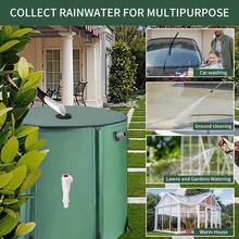 200L Portable Garden Rainwater Tank With Tap – Outdoor Rain Harvesting System Featuring Built-In Filter Net & Overflow Outlet For Easy Water Collection And Storage - 200L - View 7