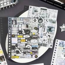 1pc Sticker Book 30 Sheets Korean Ins Style Scrapbook Decoration Material Suitable For Guka Collage, Luggage, Laptop, Phone, Guitar, Notebook - Dream Island Sequel - View 3