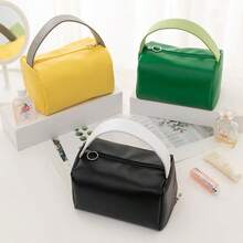 1pc Women's Makeup Bag, Large Capacity Travel Cosmetic & Wash Storage Bag - Multicolor - View 4