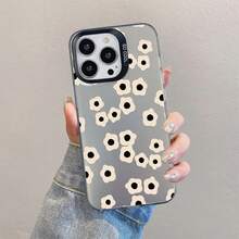 Black Rose Flower INS Laser Phone Case For IPhone 17 16 15 14 Pro Max Plus 13 12 Mini 11 Pro Max Shockproof Protective Covers - CH-黑色B花3 - 查看 7