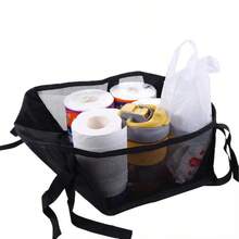 1pc Portable Baby Stroller Storage Basket, Newborn Stroller Hanging Basket, Baby Stroller Accessory, Under-Carriage Storage Bag - Multicolor - View 6