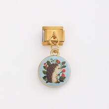 1/3/5pcs Italian Style Charm Modular Bracelet Animal Series, Jewelry DIY Free Matching Pendant Bracelet Making Holiday Gift Versatile Daily - Multicolor - View 20