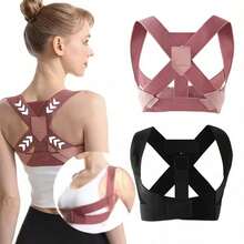 Scientifically Designed Hunchback Corrector With Invisible Posture Strap For Women, Back Straightener And Hunchback Prevention - 1-piece Set - View 2