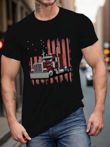 Camisetas de hombre - Negro - Ver 1