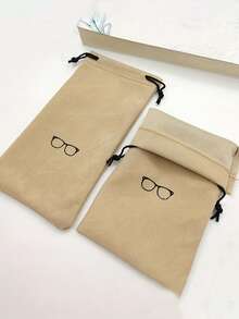 Soft Glasses Storage Bag, Portable Foldable Reusable, Suitable For Home, Car, All Seasons, Unisex Gift - Multicolor - View 10