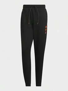 Adidas TIRO24 SWPNT春秋男子足球運動休閒訓練長褲 - 黑色 - 查看 7