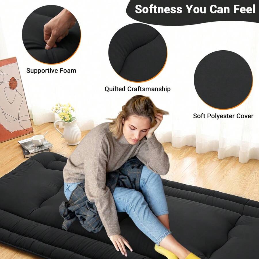 Mattress Protectors & Encasements - Black - View 1