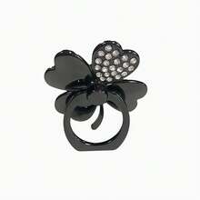 1 buah Dudukan Ponsel Cincin Kreatif Clover, Stiker Belakang Meja Universal, Dudukan Ponsel Portabel untuk Wanita - MultiWarna - View 5
