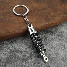 Creative Metal Car Keychain, Turbo Wheel Brake Disc Key Ring, Suspension Caliper Car Keychain Pendant, Suitable For Car Enthusiasts - Keychain - View 3
