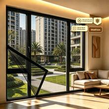 黑色窗戶防蚊網,防蚊窗紗,窗戶網,蚊帳,防蚊窗紗網,透氣防蚊窗紗,玻璃纖維材質,有效阻擋蚊子 - 紗窗 - 查看 55