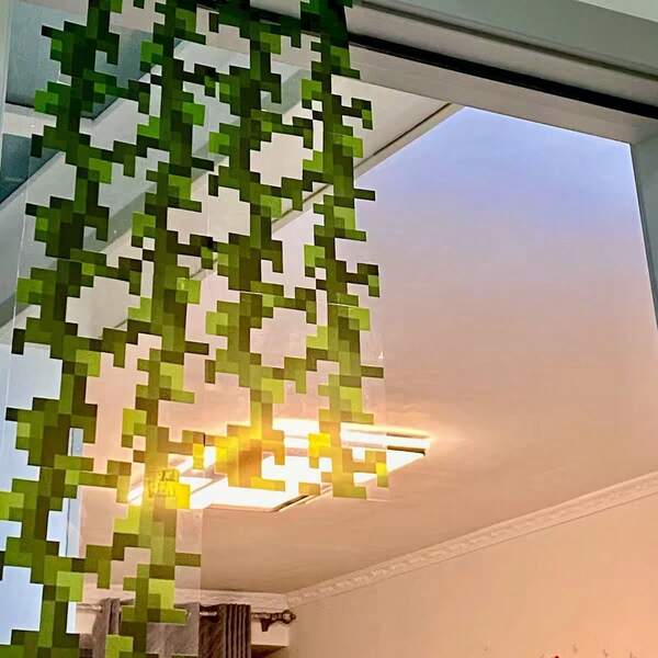 2D Pixel Fensteraufkleber, Auto Fensteraufkleber, Glasaufkleber, Vinyl Wandaufkleber, Fensterrahmen Dekoration, Laptop Aufkleber, Heim & Büro Dekoration, Küche & Badezimmer Zubehör, Raum Dekoration, Auto, Fenster und Computer Aufkleber