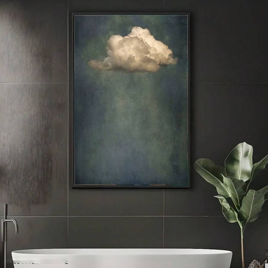 1 Stück Leinwandkunst ohne Rahmen moderne minimalistische Wanddekoration perfekt für Wohnzimmer, Schlafzimmer oder Bürodekoration, Innendekoration | minimalistische Wandkunst - A - Übersicht 1