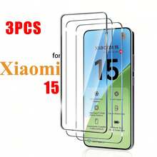 3pcs/Pack Compatible With Xiaomi 14T/14T Pro/17T/17T Pro/ 15/17/15T/15T Pro/ 17/17 Pro/17 Pro Max/17 Ultra High Definition Transparent Phone Screen Protector Tempered Glass Screen Protector No Bubbles No Scratches Full Coverage High Definition Supports Fingerprint Unlock - Clear - View 16