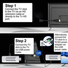 VELEC Android 14.0 TV Stick ATV 四核 WiFi6 2.4G/5.8Ghz 藍牙 5.0 4K HD 串流設備，兼容電視與投影機，Android ATV 即插即用智慧電視棒 - 白色 - 查看 8
