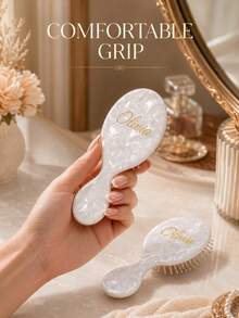 Personalized Engraved Comb, Customized Pocket Comb, Mini Engraved Hairbrush, Name Hairbrush, Bridesmaid Gift, Mini Hair Comb, Gift For Mom, Gift For Her - Multicolor - View 8