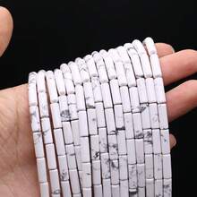 1 Strand Natural Stone Cylindrical Loose Beads Agate Spacer Beads For Jewelry Making DIY Bracelet Necklace Accessories - 4x13mm - View 18