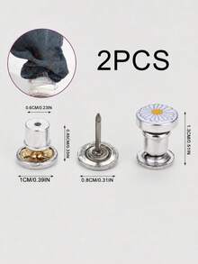 2/6入隱形褲腳縮短夾，防止褲腳拖地，無縫隱形夾設計，適用牛仔褲與長褲，防水、便攜耐用，易安裝且固定牢固，多色可選 - A - 查看 10