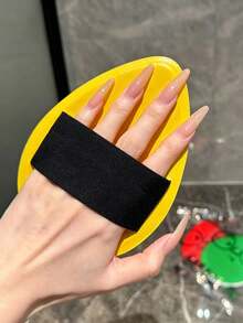 1pc Extra Large Thick Body Lotion Applicator Glove, Non-Absorbent Soft Leather Body Cream Sponge Applicator, Reusable Self-Tanning Glove, Suitable For Body Cold Cream, Body Oil, Brightening Cream, Even Application Skincare Accessory For Home Use - View 6