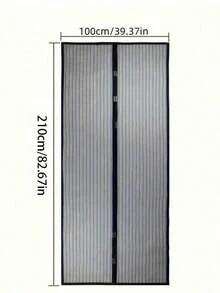 Pintu Kasa Magnetik Perekat Otomatis Tahan Lama, Perlindungan Serangga Tanpa Sentuhan, Penghalang Lalat dan Nyamuk yang Bernapas, Pemasangan Tanpa Alat dengan Perekat Dua Sisi, Cocok untuk Pintu Depan, Pintu Belakang, dan Pintu Geser Teras, RV, Dekorasi Dalam/Luar Ruangan, Hadiah Liburan Sepanjang Musim, Halloween, Natal - Berbagai gaya - View 13