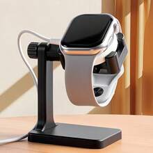 Adjustable Smart Watch Charging Stand, Universal Rotatable Watch Charging Dock, Smart Watch Desktop Storage Rack - A - View 6