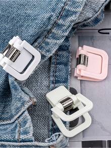 5/10 piezas Mini Clips Multifunción, Diseño de Pie y Colgante, Clips Antideslizantes para Pantalones, Clips Ajustables para Encuadernación de Papel, Adecuados para Ropa y Oficina - acortar - Ver 5