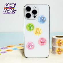 CARE BEARS 500pcs/Roll Cute Cartoon Bear Pattern Sticker Set, Suitable For DIY Scrapbook, Photo Album, Reward Stickers, Guitar, Phone, Computer, Skateboard, Luggage, Etc., Multiple Colors Available, Suitable For Teenagers And Adults Birthday, Graduation Gifts - Multicolor - View 2