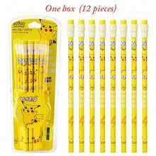 1set The Vibrant Yellow Cartoon Children's Pencil Is Easy To Pack, Suitable For Practicing Calligraphy And Painting. The Birthday Gift Is Practical And Beautiful. (Stochastic Style) - Multicolor - View 8