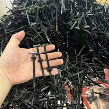 20/50/100/200pcs Multi-Function Cable Tie Clips, Perforated Rivet Fasteners For Engine Base, Fender Liner, Trunk Lid, Cable Ties, Car Accessories, Backyard Supplies, Home Decor, DIY Accessories - Heart-piercing Nail - View 7