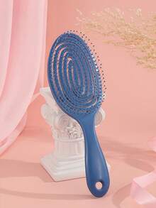 1 Stück Damen Hohlkamm, Rosenrot Moskitonetz Kamm, Kopfhautmassage Haarkamm, Damen Kamm, Trocken- und Nass-Dual-Use Paddelkamm, Luftkissenkamm für Zuhause geeignet für glattes und lockiges Haarstyling, antistatisch, Friseursalon, Schönheit, Reise-Essential Haarpflege-Tool, Halloween Weihnachtsgeschenk - Heißes Pink - Übersicht 4
