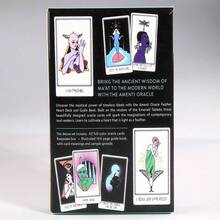 Amenti Oracle Tarot Deck Kartu Tarot Permainan Hiburan untuk Pesta Keluarga Permainan Papan Kartu Oracle Hadiah - Biru - View 5