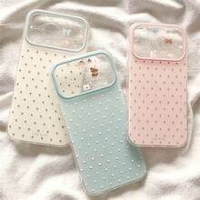 3pcs Bowknot Polka Dot Phone Case Compatible With Apple 17 Pro Max, Precise Cutout IMD, High Aesthetic For Girls, Compatible With IPhone 16/15 - Multicolor - View 5