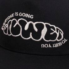 2件獨特時尚泡泡塗鴉卡車帽（中性款），刺繡標語，平帽簷，可調節網布後背 - LFY - 查看 6
