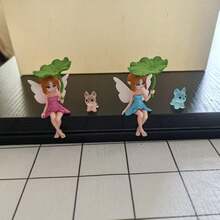 4pcs/1pc Resin Lotus Leaf Fairy Girl Decor, Car Dashboard Decoration, Fairy Statue, Lotus Fairy Figurine, Fairy Garden, Flower Pot, Garden Decor, Home Decor, Decorative Item, Birthday Desktop Cute Decor, Micro Landscape Decor, Holiday Decor, Cute Desktop Decor, DIY Fairy Potted Plant Mini Landscape Garden Handmade Decor Accessories, Suitable For Office, Car And Exquisite Decoration - A - View 11