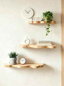 Small Floating Wall Shelf, Vintage Farmhouse Style Wall Decor, Kitchen Storage & Living Room Decoration, Windowsill Plant Stand, Bedroom & Entryway Organizer - View 5