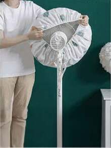 5/3/1pc Universal Medium Fan Protective Cover, Disposable Dust Cover, Home Fan Protective Cover, Suitable For 10-15 Inch Diameter Fans, Easy To Install And Remove, Suitable For Bedroom, Living Room, School, Office, Classroom And Other Places, Random Style Shipping, Home Fan Accessories[Color May Vary, Packaging Also Randomly Shipped] - Multiple Styles - View 3
