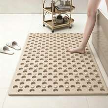 1pc Non-Slip Bathroom Mat With Suction Cups, Round Hollow Design And Massage Rings, Quick Drainage, Suitable For Shower Room, Hotel Bathroom, Toilet And Bathtub, Back To School Essential, Great Gift Choice - Non-slip Massage Mat - View 17