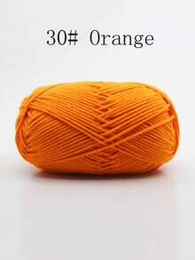 4-Ply Milk Cotton Yarn For Crocheted Blanket, Clothes, Handbag, Slippers, Various Color Combinations, 50g Per Piece, Autumn And Winter Crocheted Scarves, Hats, Sweaters, Etc. DIY Gifts, Suitable For Beginners - Multicolor - View 73