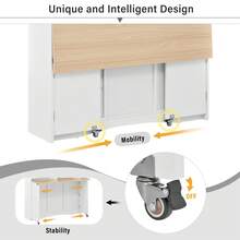 Mobile Storage Islands - White - View 3